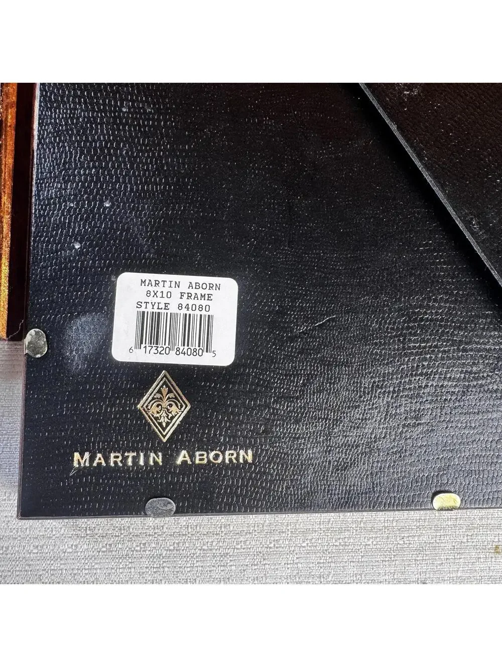 Vintage Martin Aborn Picture Frame Set 5x7 & 8x10 Ornate Gold Bronze